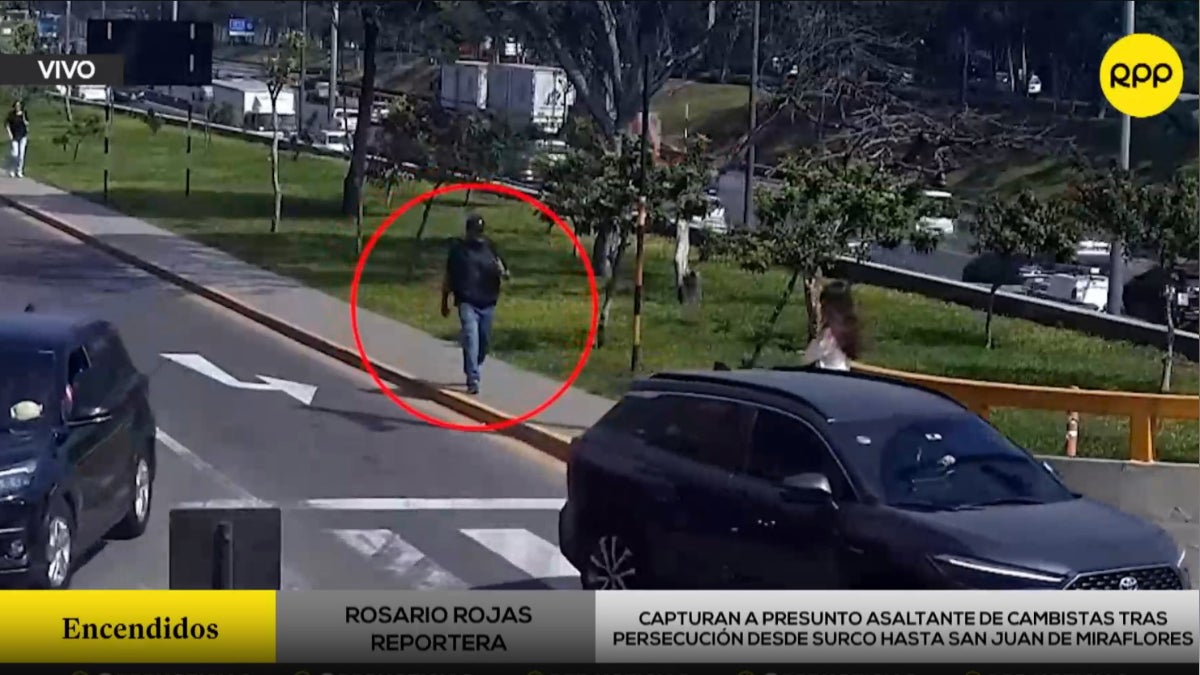 Captura a presunto asaltante de cambistas tras persecución desde Surco hasta SJM