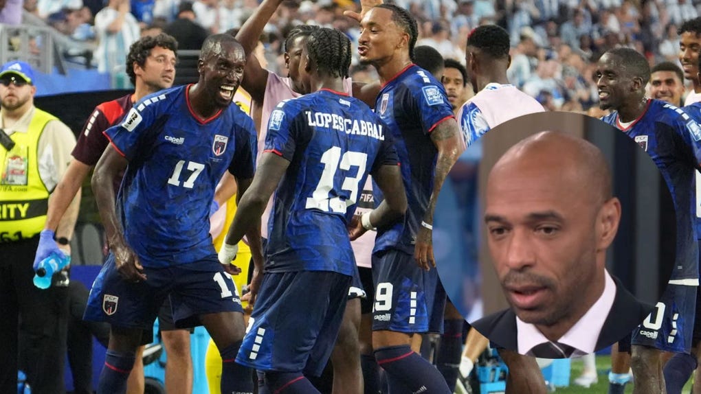 Thierry Henry habló en portugués como un homenaje a la selección de Cabo Verde.