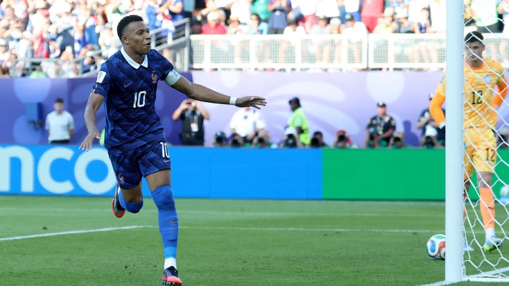 Kylian Mbappe anotó su séptimo tanto en el Mundial 2026