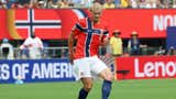 Un 'misil' y doblete: el golazo de Erling Haaland en el triunfo de Noruega ante Brasil