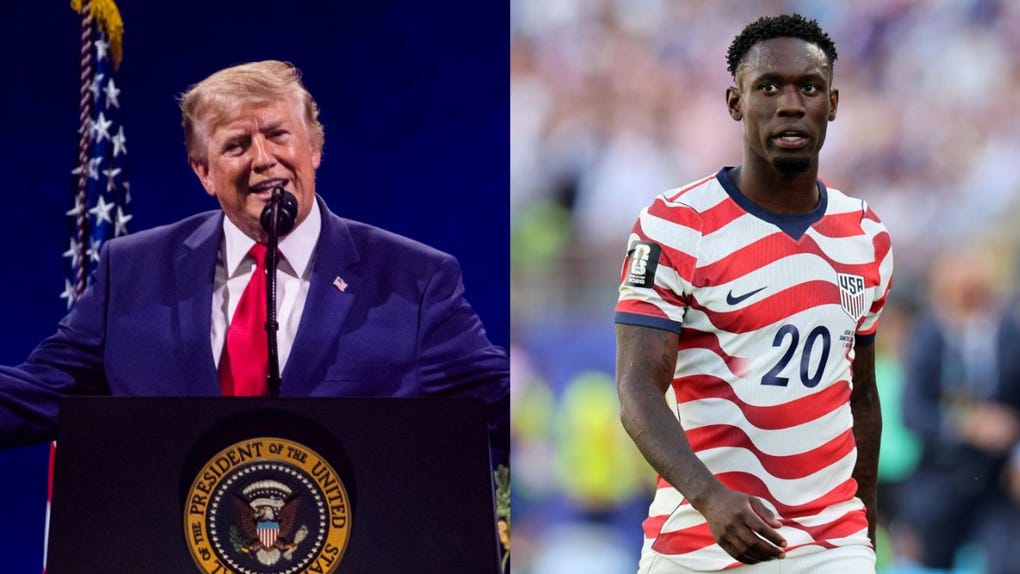 Donald Trump saludó suspensión de tarjeta roja a Balogun.