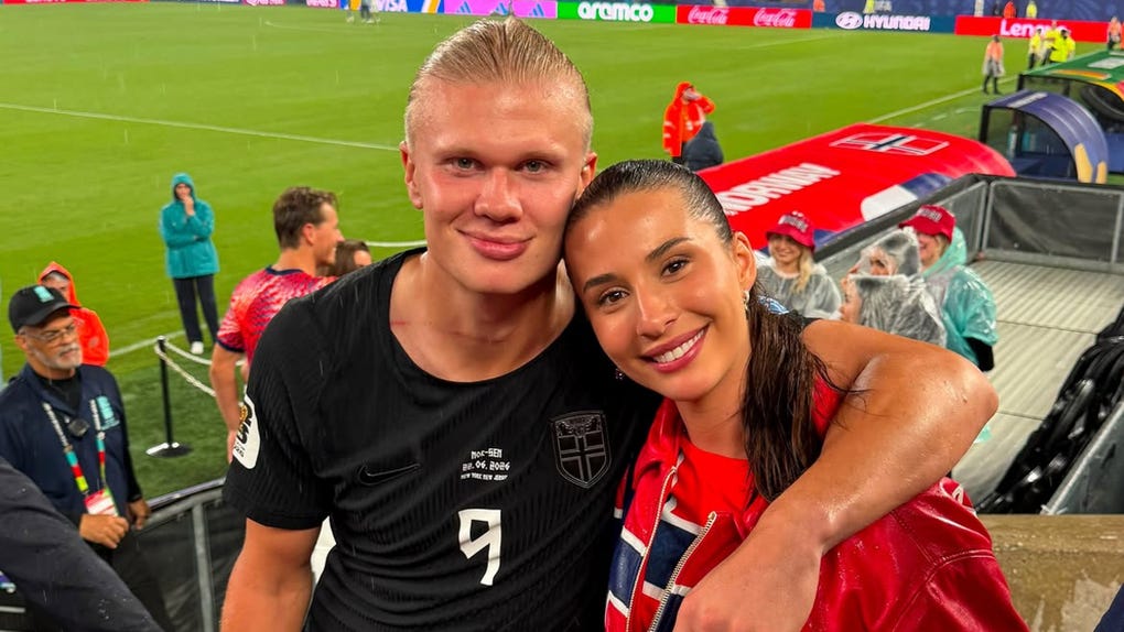 Erling Haaland e Isabel Haugseng se conocen desde la adolescencia.