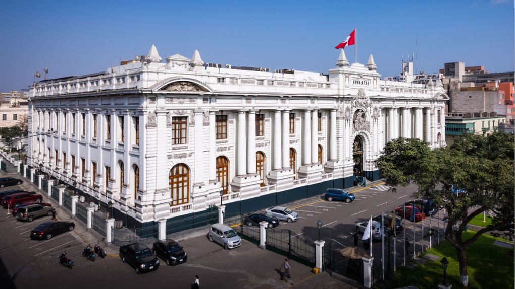 La sede de Congreso de la República, en Lima.