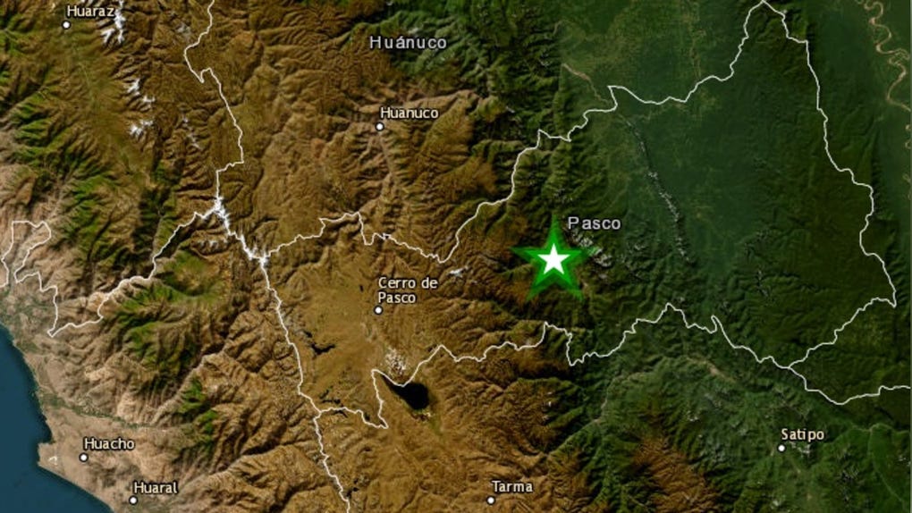 El movimiento fue registrado a las 5:46 de la mañana.