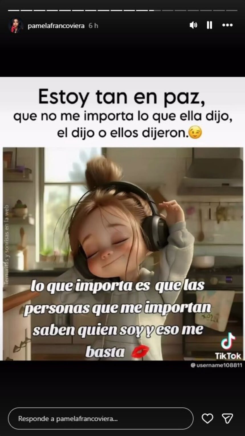 Pamela Franco lanzó un contundente mensaje tras declaraciones de Macarena Gastaldo.