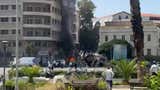 Siria: al menos 18 heridos en dos explosiones en el centro de Damasco durante la visita de Macron