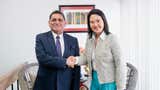 Carlos Álvarez se reunió con la presidenta electa Keiko Fujimori
