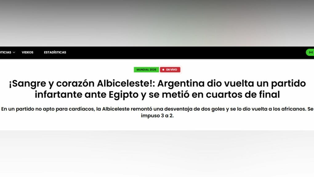 ¡Sangre y corazón Albiceleste!