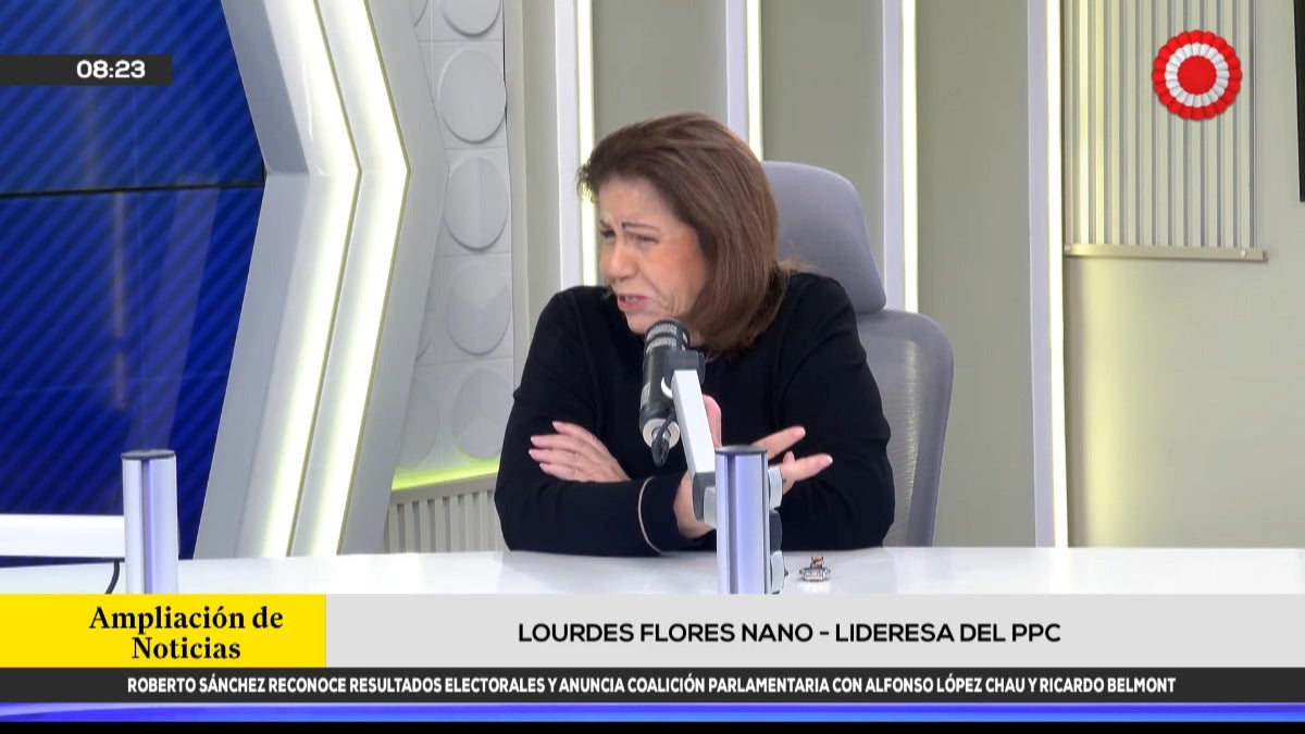 Flores Nano critica que el presidente Balcázar aún no haya invitado formalmente a Keiko Fujimori a Palacio de Gobierno