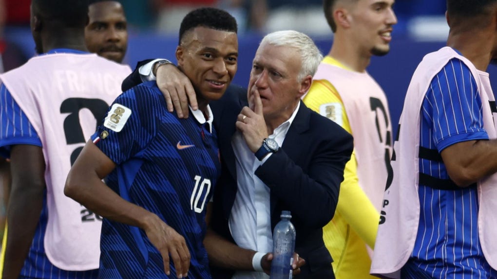 Didier Deschamps dijo que Kylian Mbappé está concentrado para un partido muy duro.