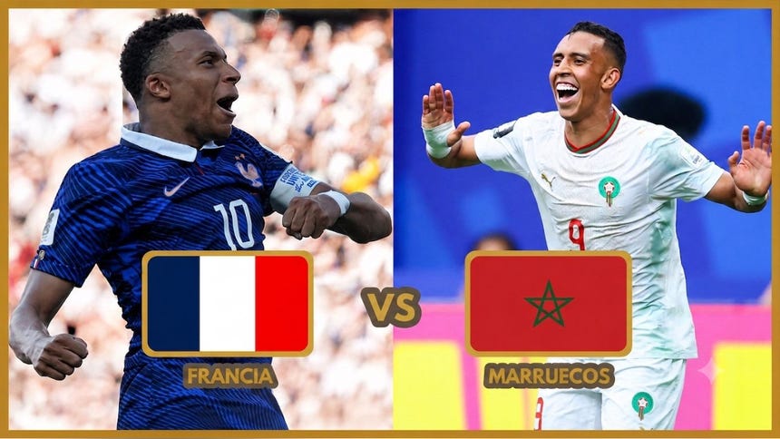 Francia vs Marruecos EN VIVO con Mbappé: duelo con historia 
