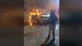 Bellavista: delincuentes incendian combi de transporte público: es el segundo caso en siete días en el Callao