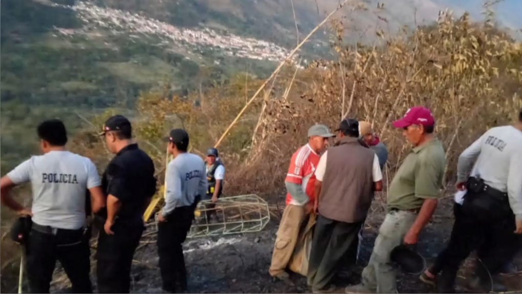 Cusco: adulto mayor fallece tras incendio forestal en Yanatile