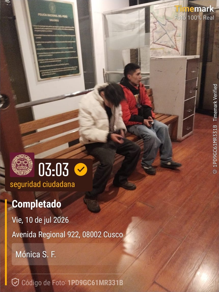 Sujetos detenidos. 