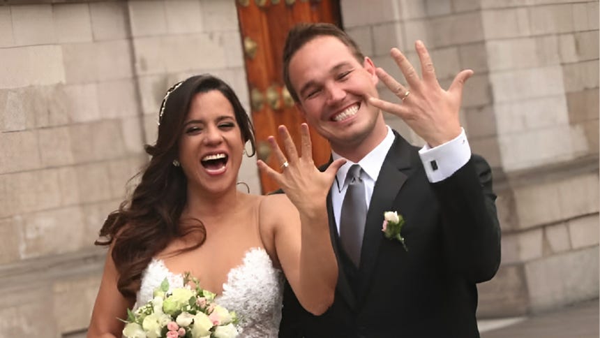 Vanessa Terkes y George Forsyth celebraron sus bodas por civil y religioso en el 2018.