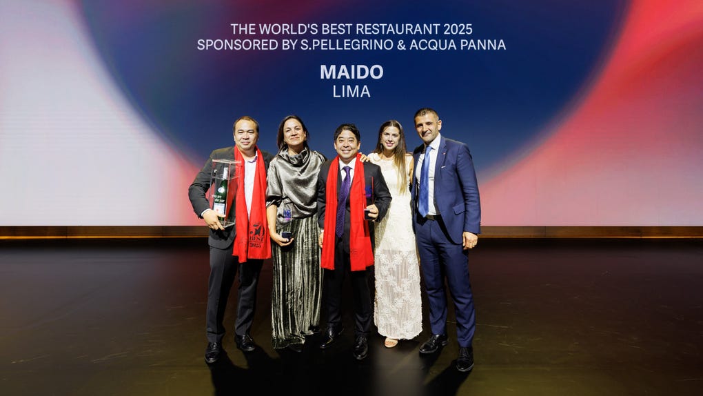 'Maido' se consagró como el mejor restaurante del mundo en The World’s 50 Best 2025.
