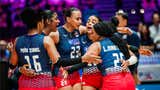 Las Reinas del Caribe vencen a China por 3-1 en un emocionante duelo por la Liga de Naciones de Vóley