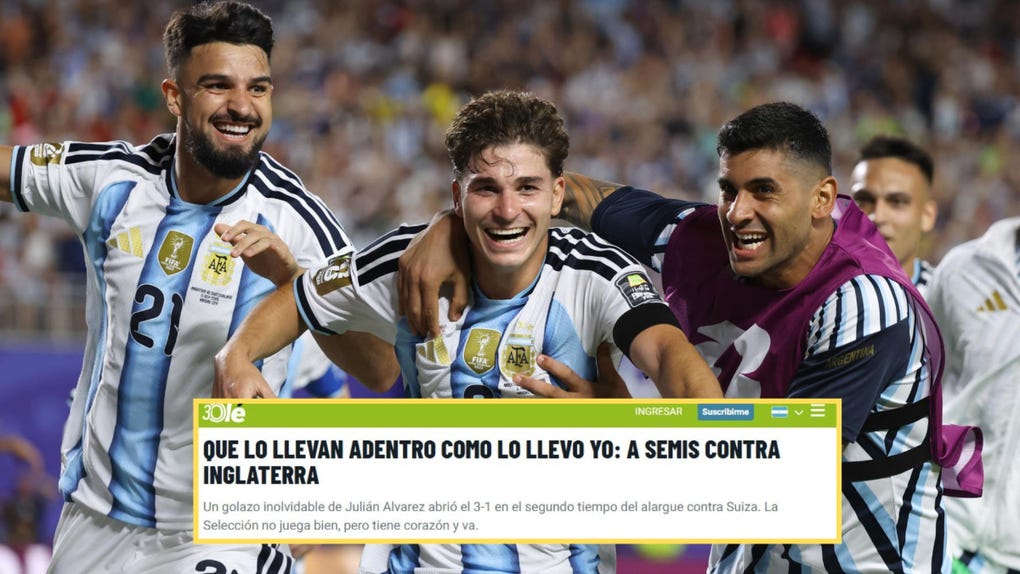 Medios argentinos reaccionaron al triunfo de su selección