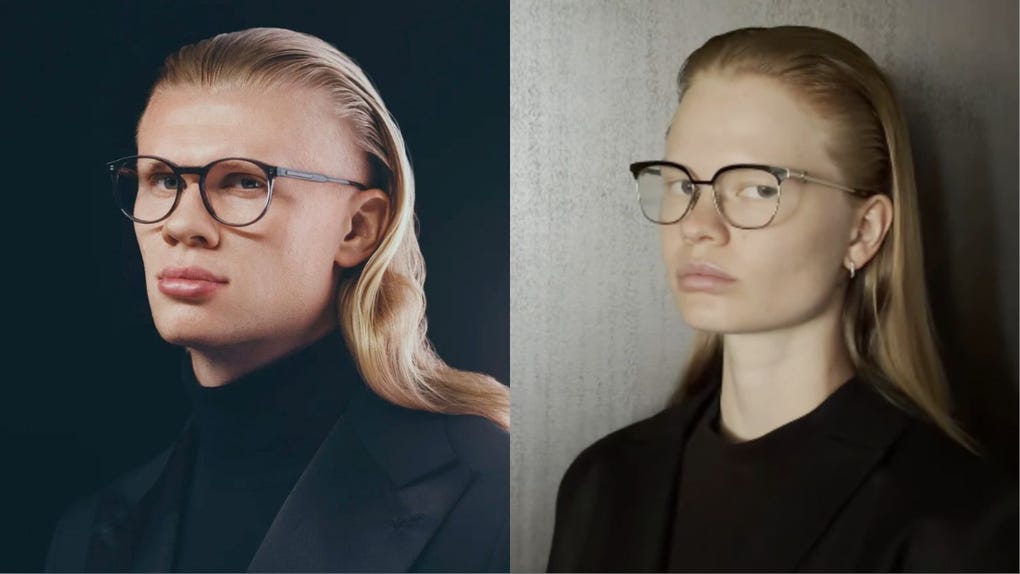 La modelo rusa Anastasia Kostromitina ha llamado la atención en redes sociales por su sorprendente parecido con el futbolista Erling Haaland.
