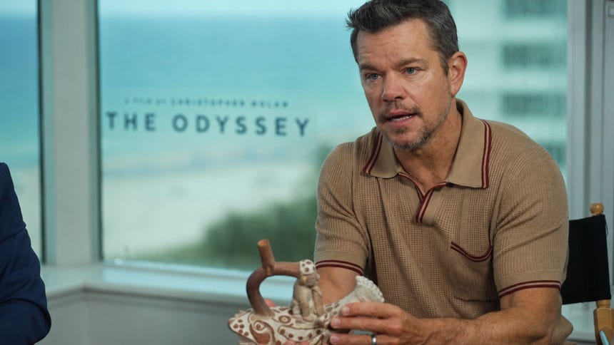 Matt Damon interpreta a Odiseo en la nueva superproducción de Christopher Nolan inspirada en la obra de Homero.