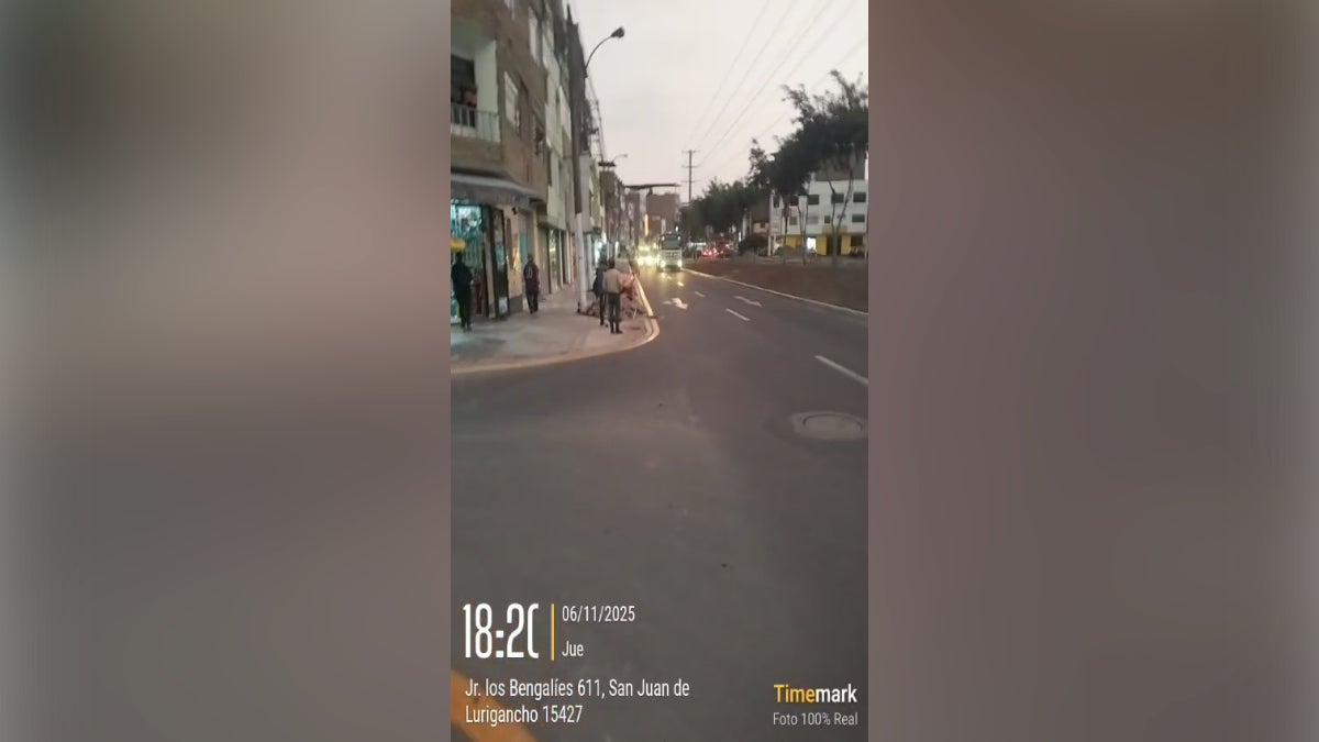 Juan Rodolfo hace un llamado a la Municipalidad de San Juan de Lurigancho para que puedan colocar los tres rompemuelles.