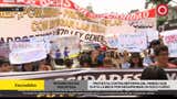 Becarios de Pronabec protestan contra reforma del Minedu que propone quitar becas por desaprobar un solo curso