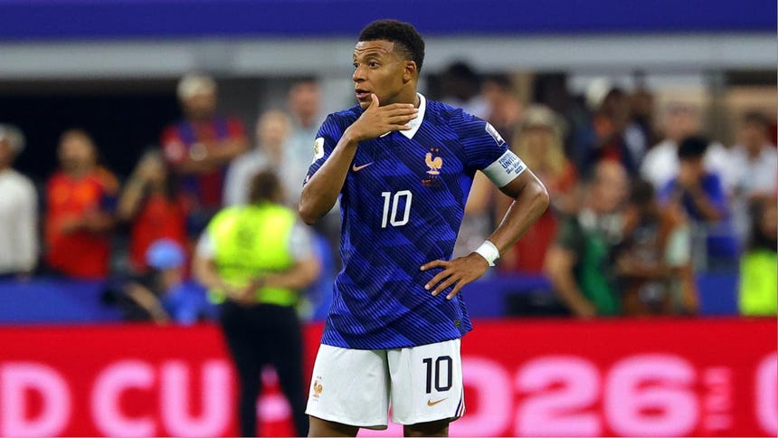 Kylian Mbappé no pudo marcar su primer gol en semifinales de un Mundial