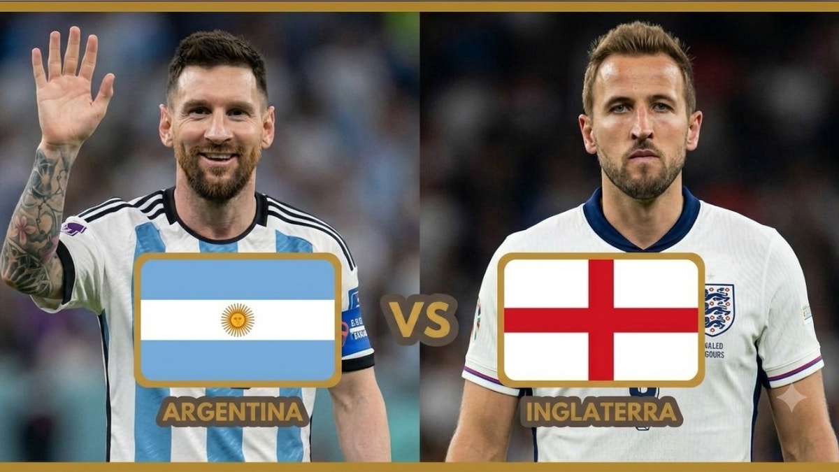 Argentina vs. Inglaterra EN VIVO: partidazo hoy con Messi y Kane por semifinales del Mundial 2026