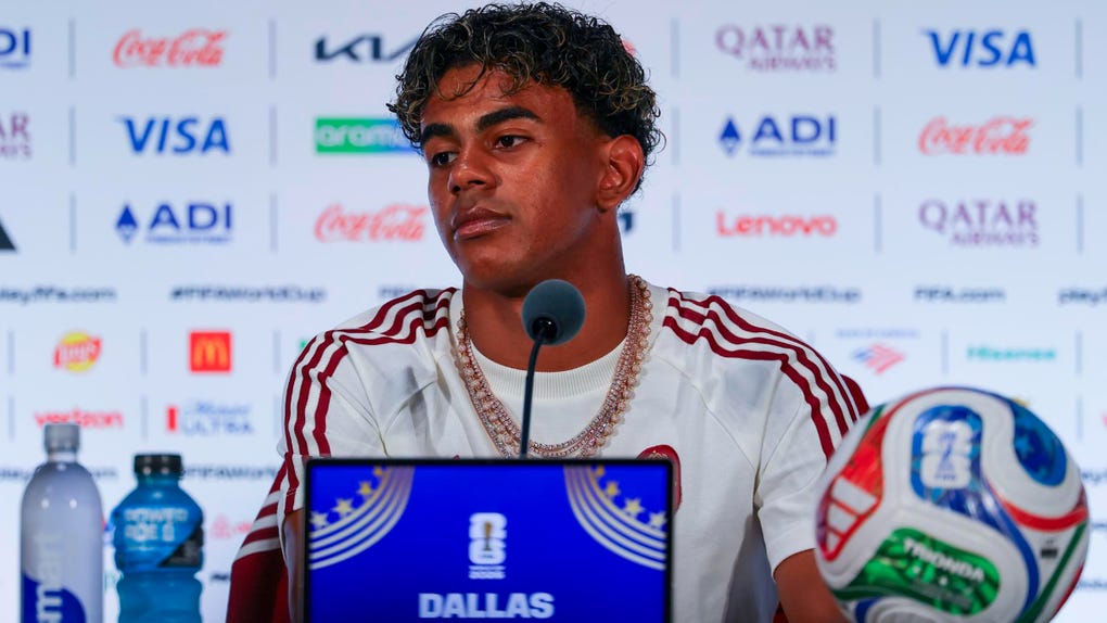 Lamine Yamal en rueda de prensa en la previa del España vs. Francia