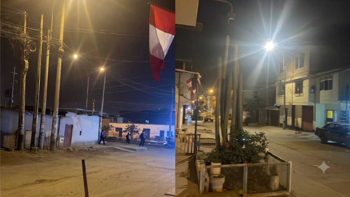 Villa María del Triunfo: reponen el alumbrado público en el jirón Ramón Castilla tras denuncia pública