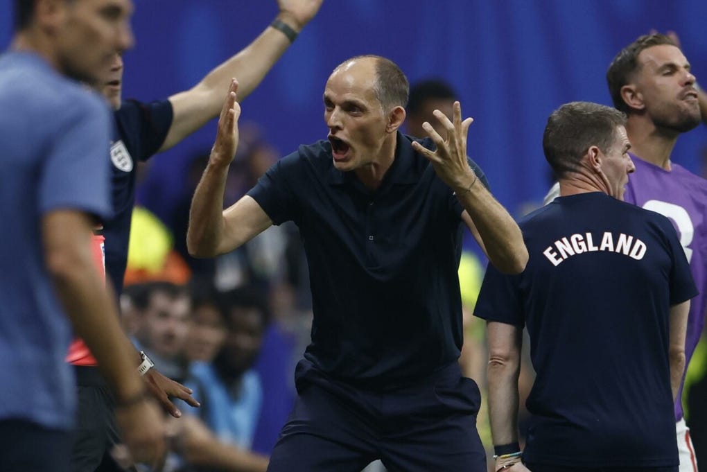 Thomas Tuchel durante el partido