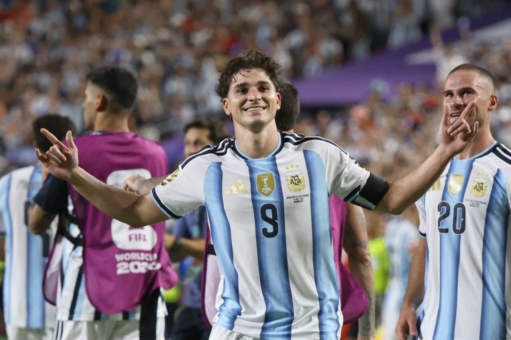 Julián Álvarez - Selección de Argentina.