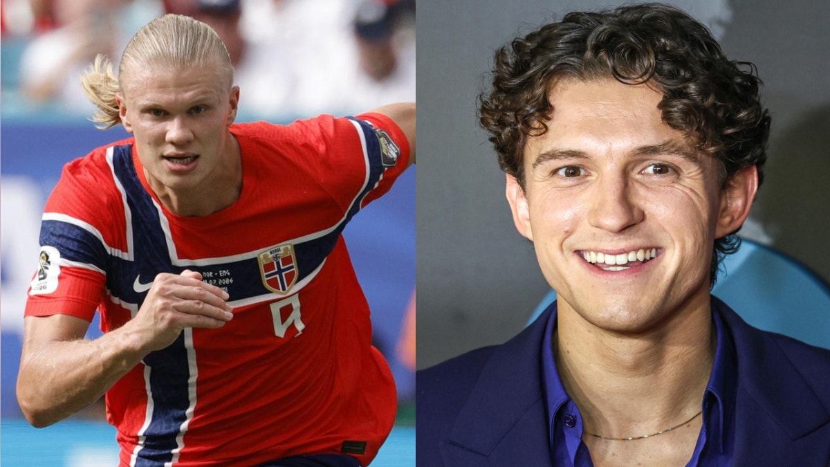 “Acepto, solo dime dónde”: Erling Haaland responde a la invitación a cenar de Tom Holland