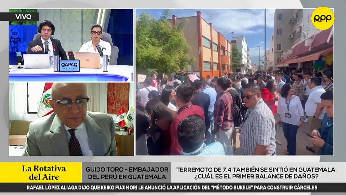 Fuerte sismo en México también se sintió en Guatemala: no hay reportes de peruanos afectados, aseguró embajador