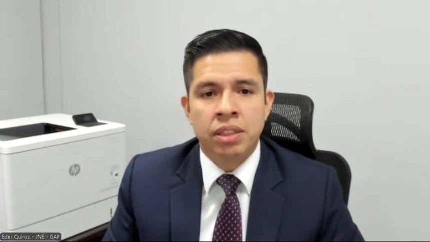 Eder Quiroz, jefe de Gabinete de Asesores del JNE.