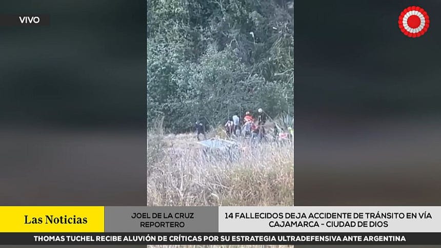 Tragedia en Cajamarca: 14 fallecidos tras desplome de combi en abismo