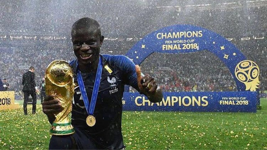 Kanté fue parte fundamental de la conquista del Mundial 2018