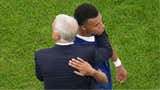 El emotivo mensaje de Mbappé a Deschamps en su último partido como DT de Francia: 