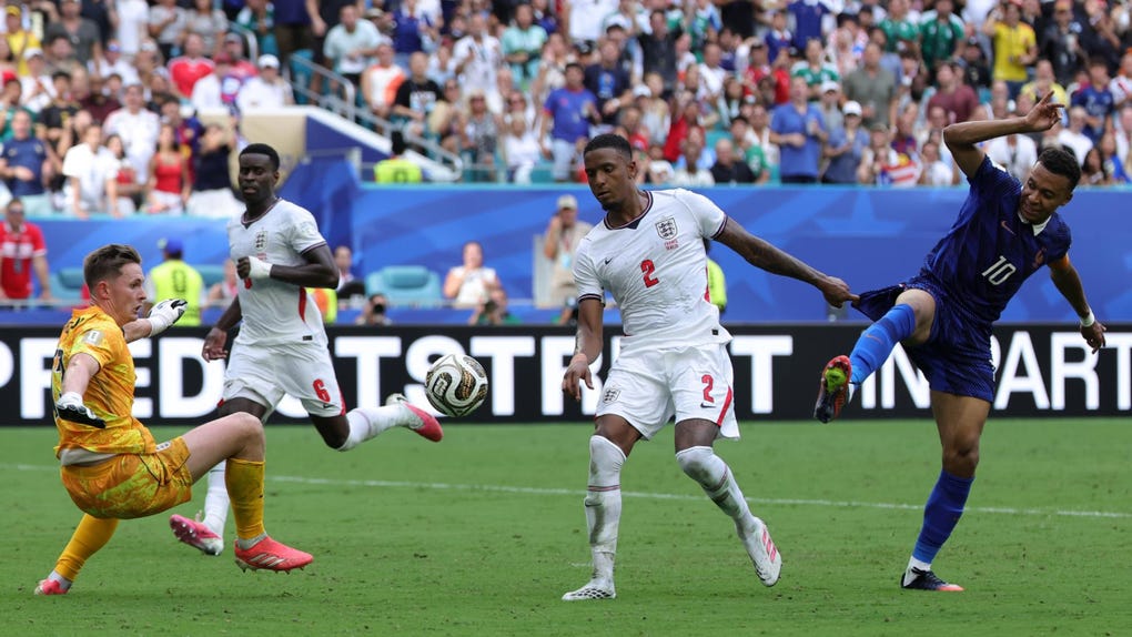 Francia vs. Inglaterra tuvo 10 goles en el tiempo reglamentario