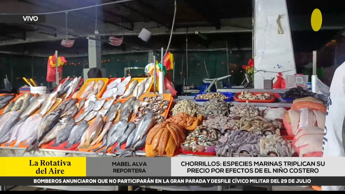 Chorrillos: especies marinas triplican su precio por efectos de El Niño Costero y vendedores de desayuno evalúan alzas