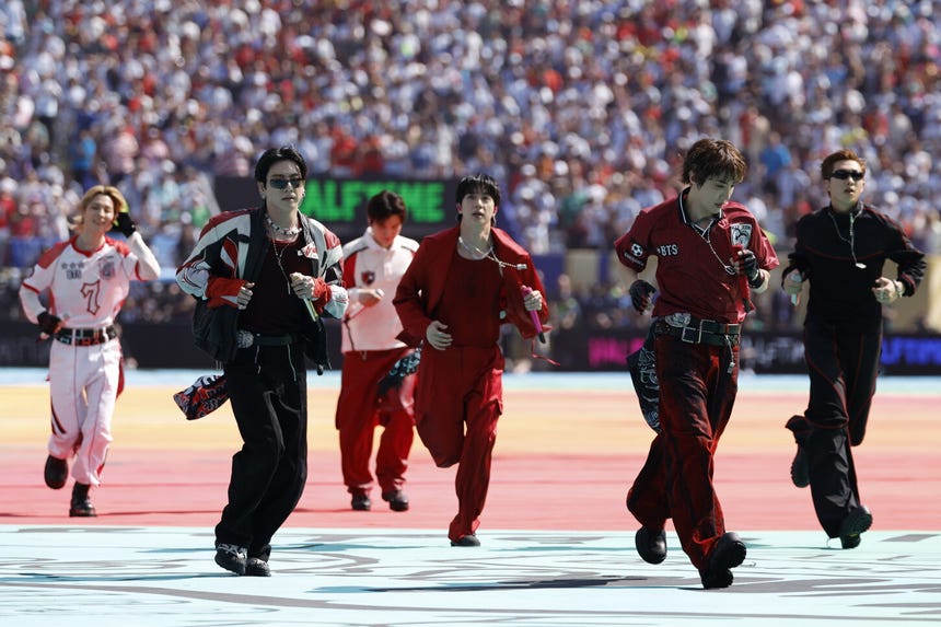 BTS en el Mundial 2026.