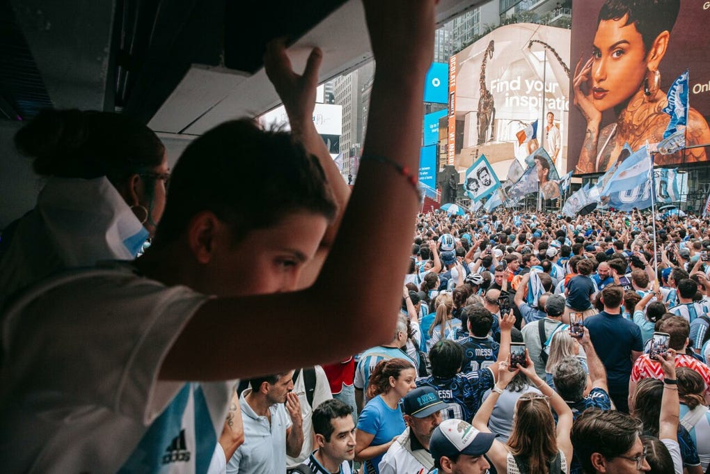 Habrá mayoría de argentinos en el MetLife Stadium.