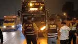 Puente Piedra: delincuentes balean bus de Cruz del Sur en la Panamericana Norte y hieren a conductor