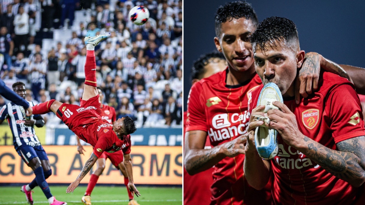 ¡Directo al Puskas! Nahuel Luján de Sport Huancayo anotó golazo de chalaca ante Alianza Lima [VIDEO]
