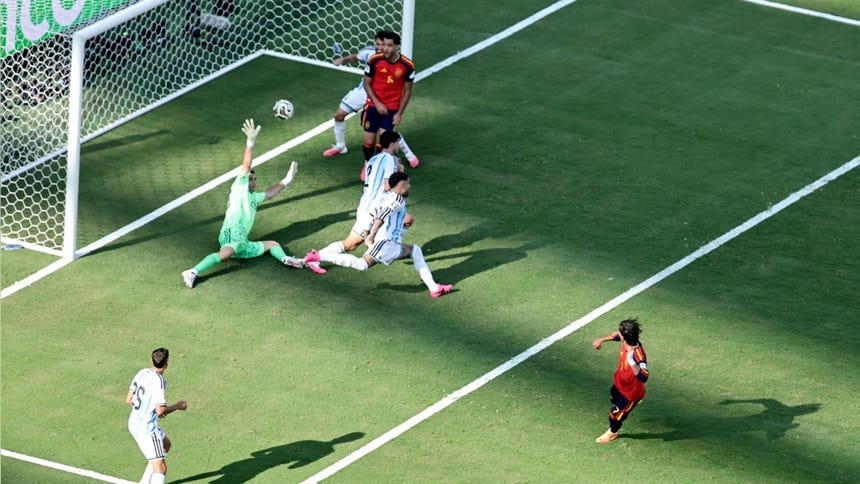 Argentina sufre: España rompió la igualdad con golazo de Ferran Torres en la final del Mundial 2026