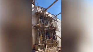 Junín: techo y altares de la Parroquia Santiago Apóstol se desploman tras sismo