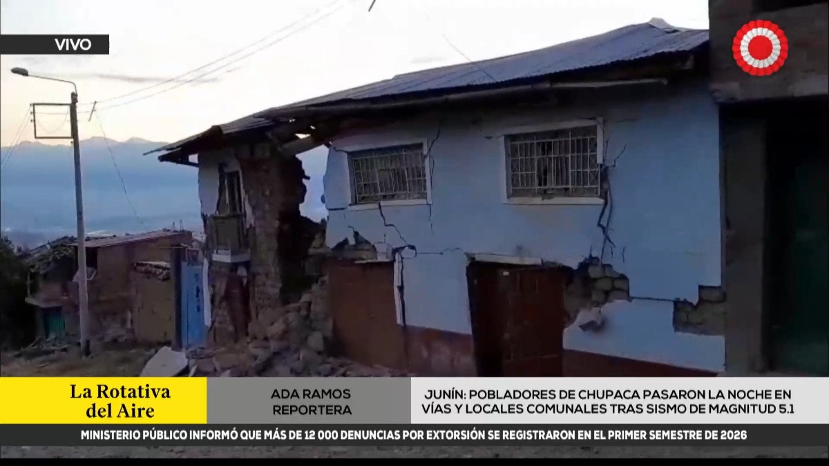 Junín: ciudadanos del anexo de Pumpunya pasaron la noche en vías y locales comunales tras sismo de magnitud 5.1