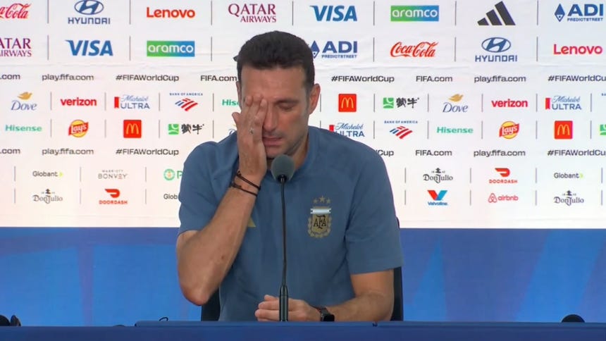 Lionel Scaloni no aguantó las lágrimas tras perder la final del Mundial 2026 contra España
