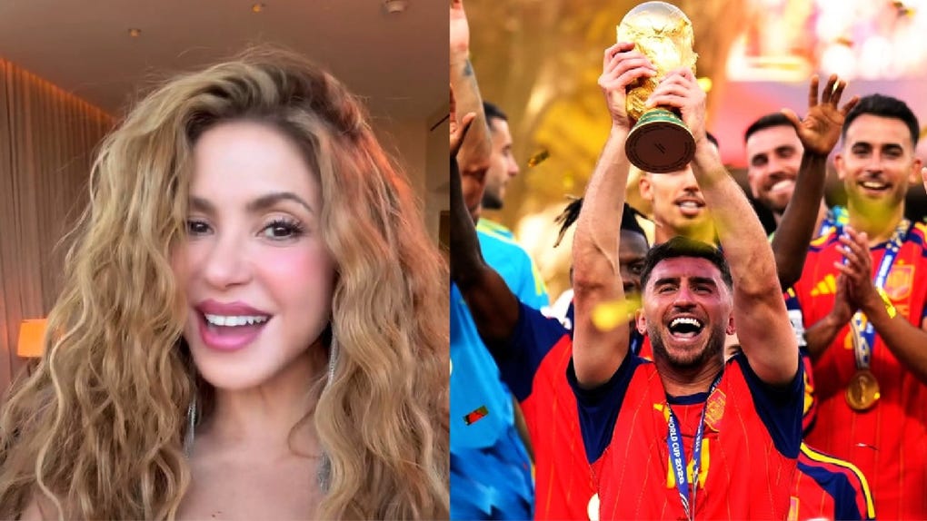 Shakira felicita a España tras ganar el Mundial 2026 y hace inesperada invitación.