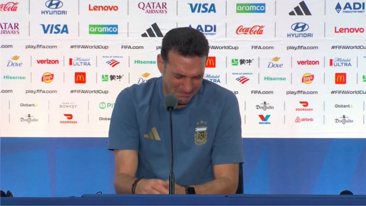 "Me duele en el alma": Lionel Scaloni rompió en llanto tras la derrota con Argentina en la final [VIDEO]
